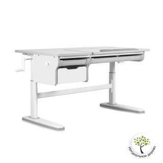 Детский стол Kinderzen Dali белый/серый