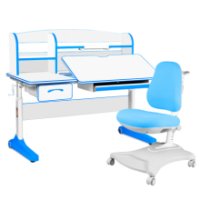 комплект anatomica uniqa парта + кресло + надстройка + подставка для книг Anatomica Uniqa Set