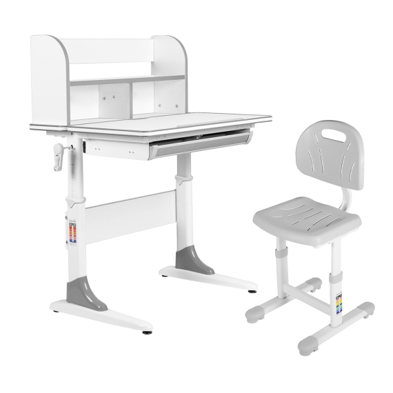 комплект anatomica study-80 lux парта + стул + надстройка + выдвижной ящик Anatomica Study-80 Lux Set