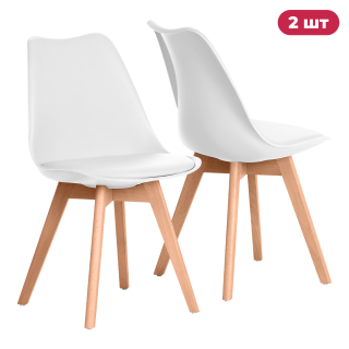 Комплект кухонных стульев Ergozen Frankfurt 2 шт белый